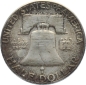 Preview: USA 1/2 Dollar 1963 D - Franklin - Topstück